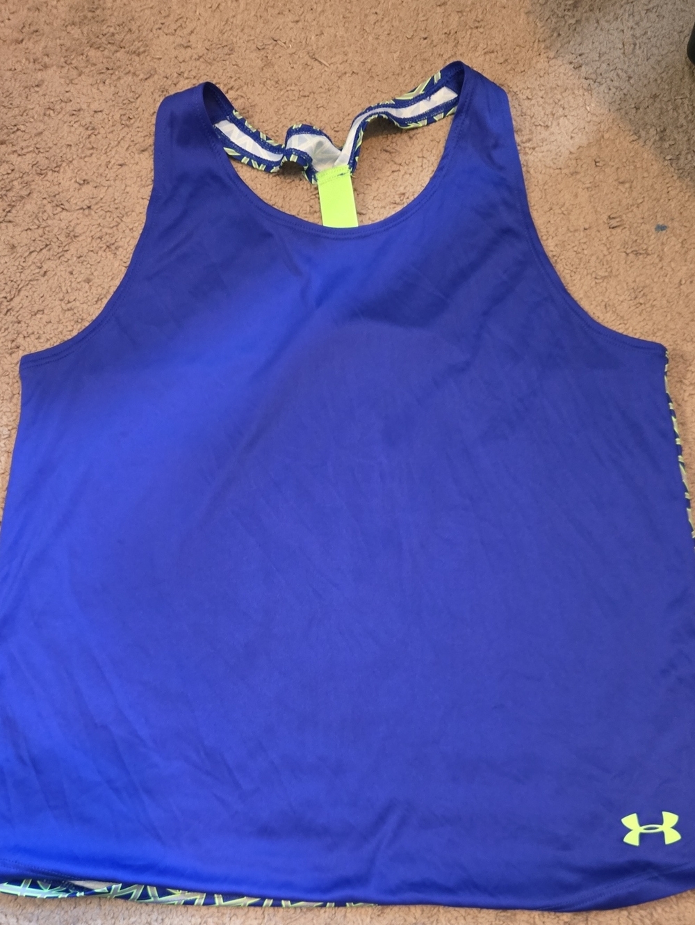 Under Armour Girls Blue Racerback Active One-Piece